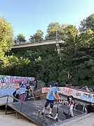 Skatepark La fièvre à Lausanne - extérieur