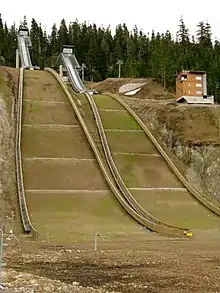 Tremplins du parc Olympique de Whistler