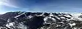 Pistes de Valberg vue depuis une montgolfière