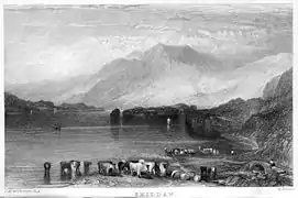 Skiddaw d'après Joseph Mallord William Turner (1833).