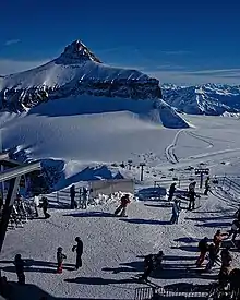 Le site de ski Glacier 3000.