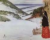 Mikhaïl Nesterov, Paysage d'hiver (1904)