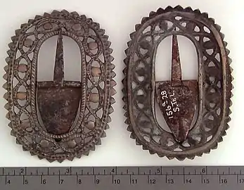 Boucles conservées au Norsk Folkemuseum