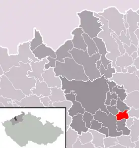 Localisation de Skršín