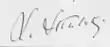 Signature de Leopold Skulski