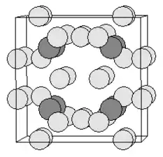 (I) Skuttérudite MX3 (M = sombre, X = clair)