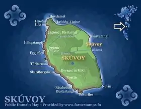 Carte de Skúvoy.