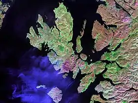 Image satellite de Skye.