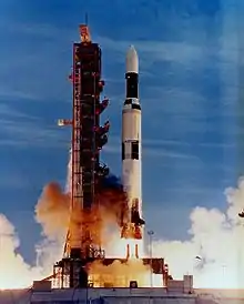 Saturn INT-21 était un lanceur à deux étages dérivé de la version Saturn V et a lancé la station spatiale Skylab, le 14 mai 1973.