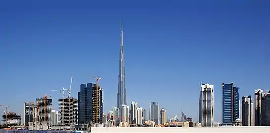 Skyline-Dubai en 2010