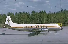 Un Vickers 838 Viscount similaire à celui impliqué dans l'accident