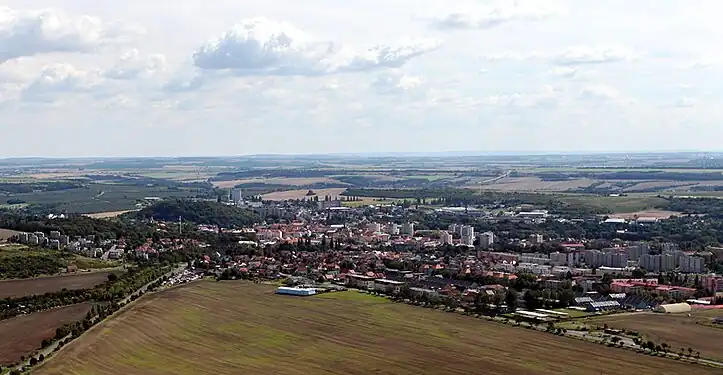 Panorama de Slaný.