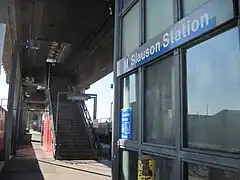 Vue de la station aérienne.