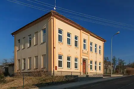 Slavětín nad Metují : la mairie.