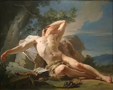 Nicolas Guy Brenet, Endymion dormant (1756), Worcester Art Museum.