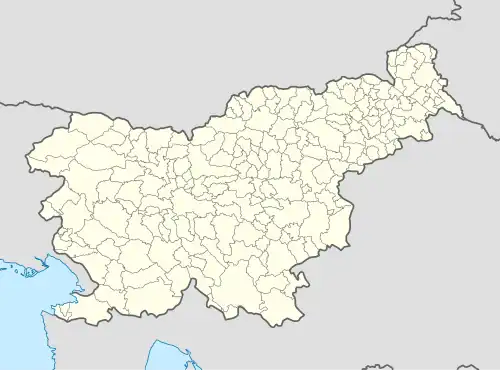Localisation de Maribor au Nord-Est de la Slovénie.