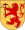 Blason de la province suédoise de Småland, représentant un lion rouge portant une arbalète.