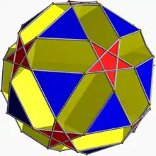 Description de l'image Small ditrigonal dodecicosidodecahedron.png.