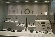 Petits bronzes de l'époque géométrique. Musée national archéologique d'Athènes