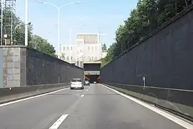 Tunnel à Zelzate sur le tracé de la E34