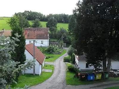 Le hameau de Žíňany.