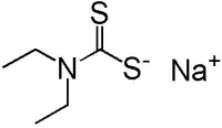 Image illustrative de l’article Diéthyldithiocarbamate de sodium