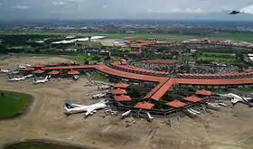 Vue aérienne de Soekarno-Hatta