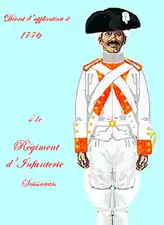 Régiment de Soissonnais de 1776 à 1779