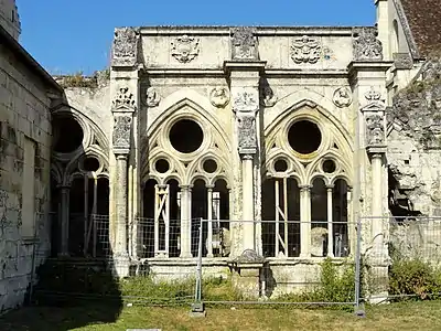 Vestiges du cloître Renaissance.