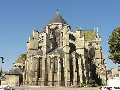 Le chevet de la cathédrale.