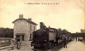 Gare de Soisy-sur-École (Essonne).