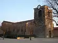 L'église vue de profil.