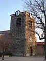 Tour-clocher de l'église.