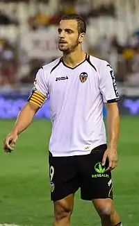 Roberto Soldado le remplaçant de David Villa et capitaine du club entre 2010 et 2013