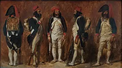 Soldats de la Première République (vers 1840), Munich, Neue Pinakothek.