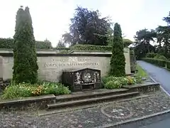 Le monument du corps des sapeurs-pompiers de la ville de Lausanne.