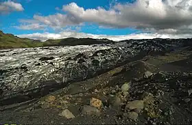 Vue du Sólheimajökull en 2003.