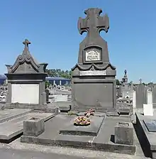 Tombe de Henri-Narcisse Dransart au cimetière de Somain.