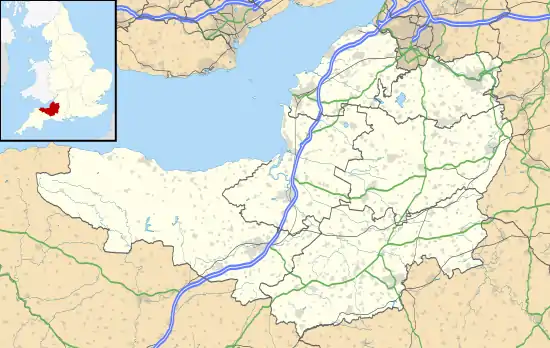 Carte des mégalithes du Somerset