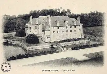 Le château, vers 1900.