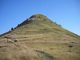 Le sommet du Palastre vu du col du Palastre.