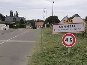 Entrée de Sommette.