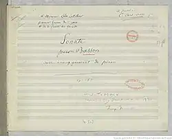 Image illustrative de l’article Sonate pour basson et piano de Saint-Saëns
