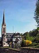 L'église protestante de Sondernach.