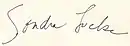 Signature de la personnalité