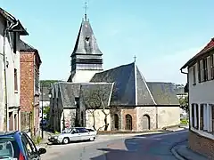 Le chevet de l'église.