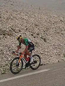 Sonny Colbrelli au Mont Ventoux lors du Tour de France 2021