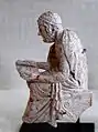 Sophocle, figure d'applique hellénistique, Musée de la BnF