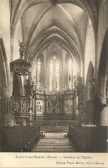 intérieur de l'église