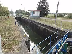 Canal de l'Est écluse nr 3 de Frâsnes.